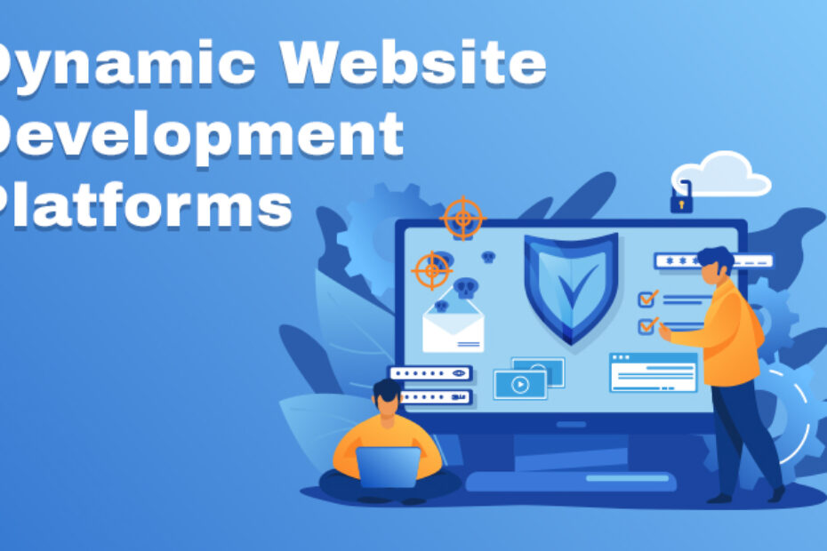 dynamic website development image